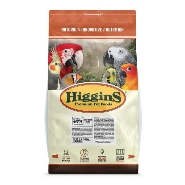 25 Lb Higgins  California Blendparrot - Food